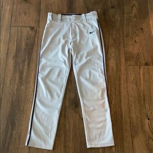 Boys grey Nike baseball pants